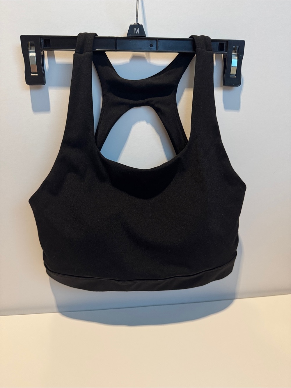 Black Women’s Racerback Sports Bra